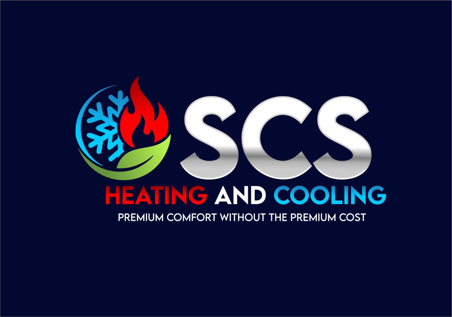 SCS Heating & Cooling Logo